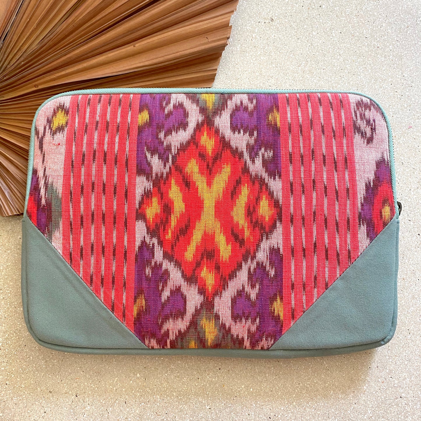 IKAT Laptop Sleeve - Turquoise Blue