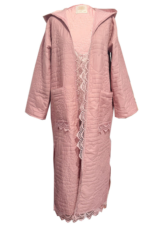 LOVE Lilac Long Duvet Coat