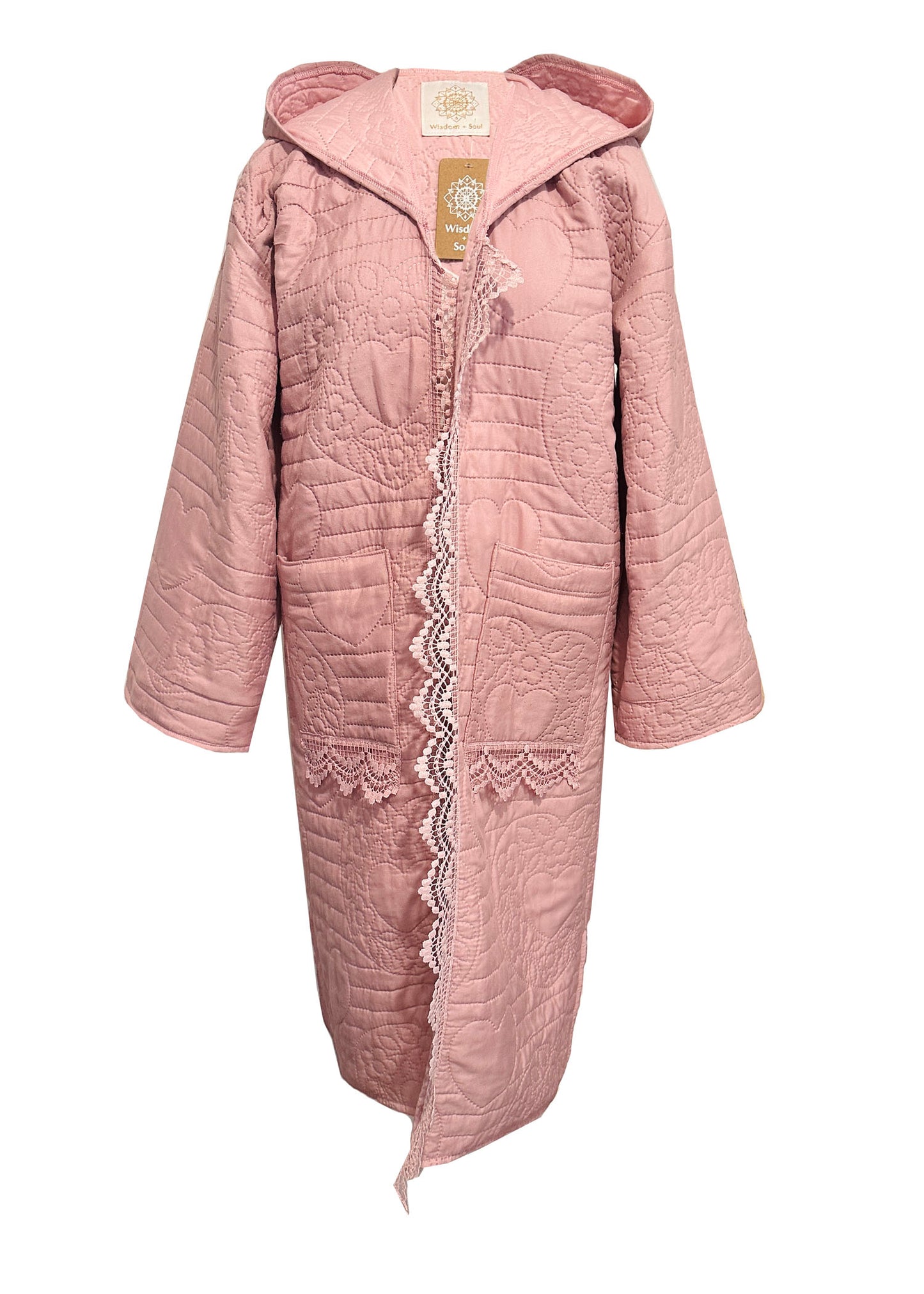 LOVE Lilac Midi Duvet Coat