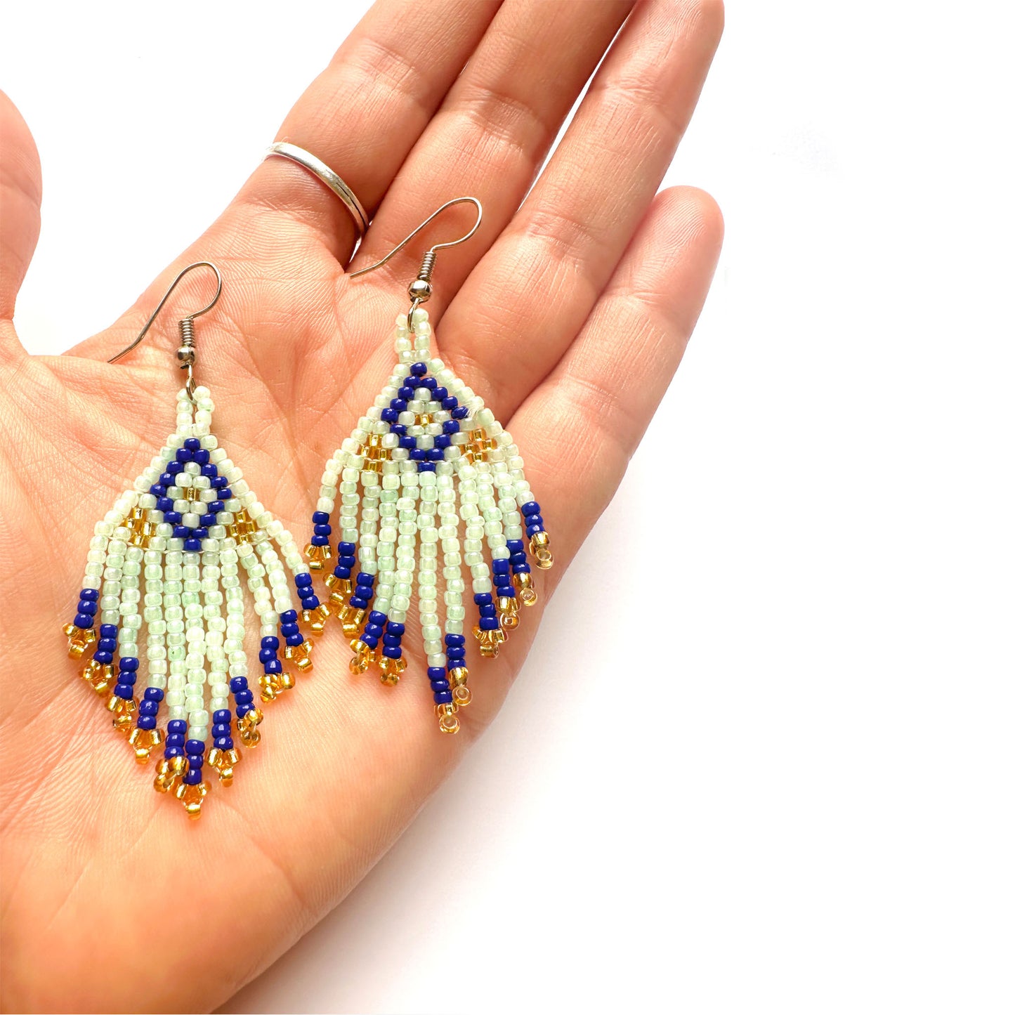 WATER Mini Bead Earrings