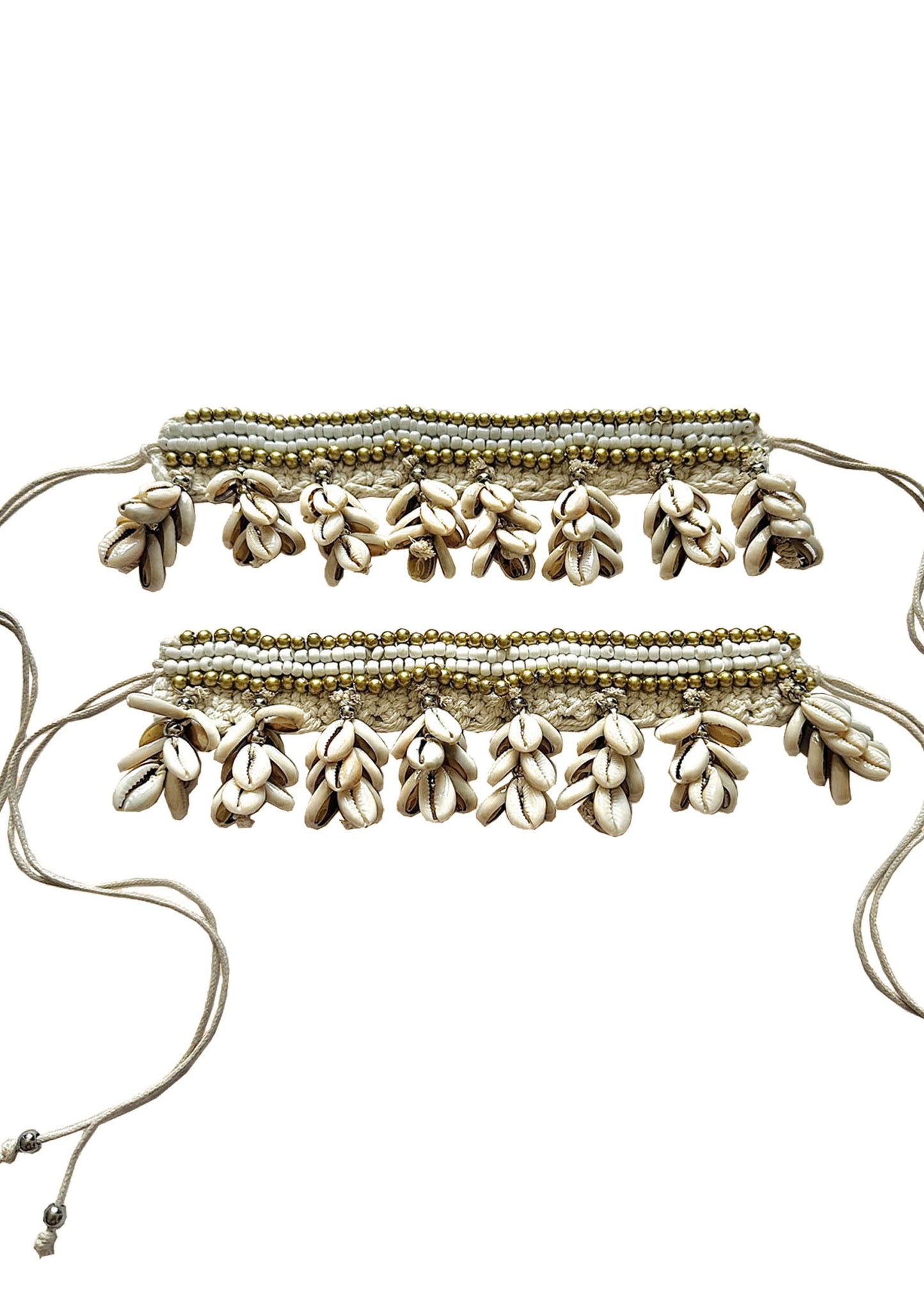 WAVE Shell Anklets