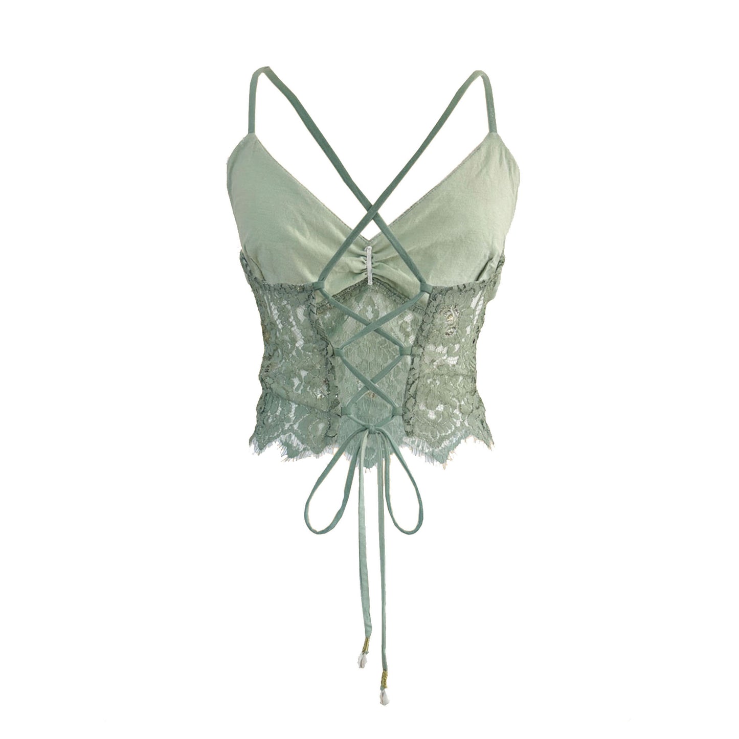 'DREAM' Lace Top - Sage