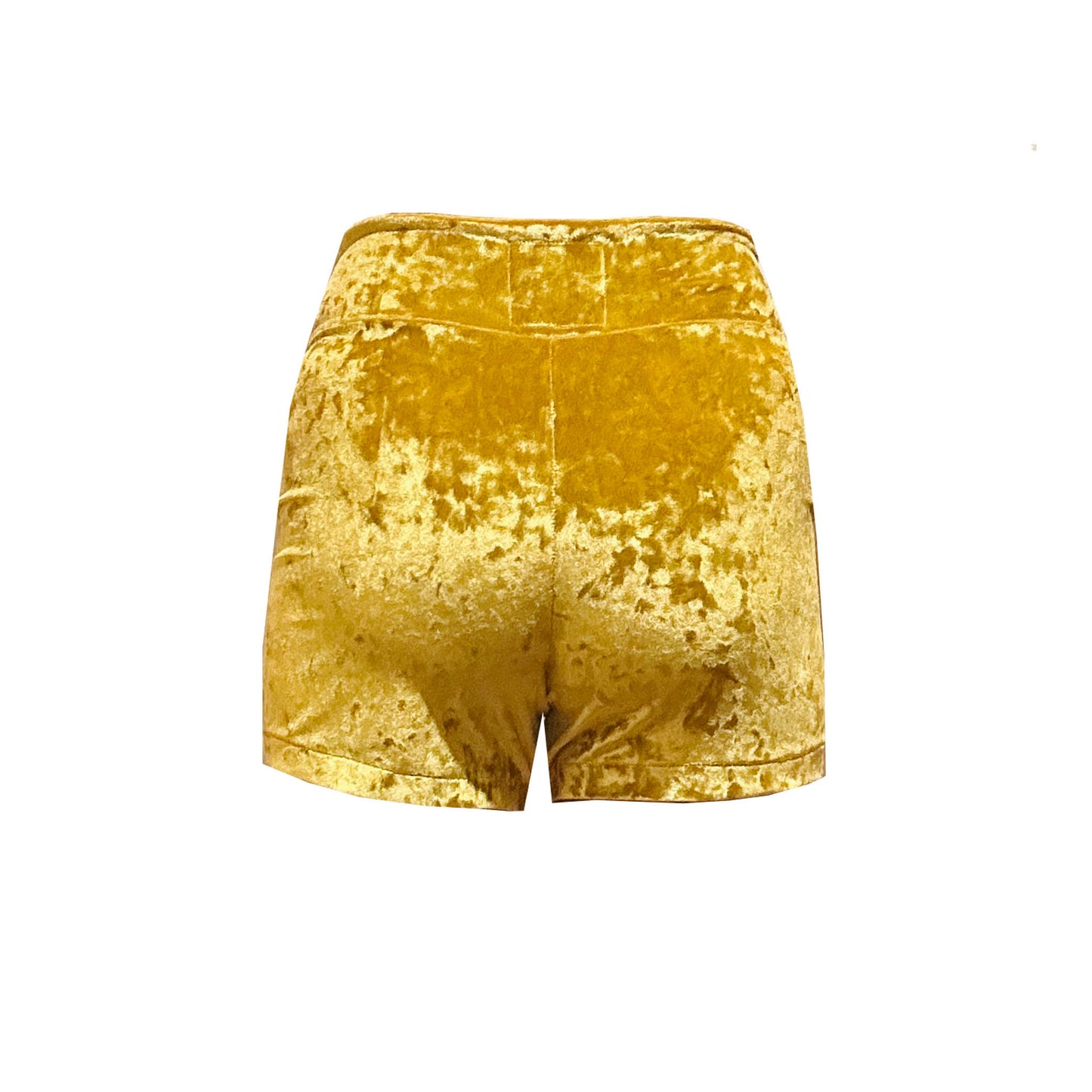 GEOLU Crushed Velvet Shorts