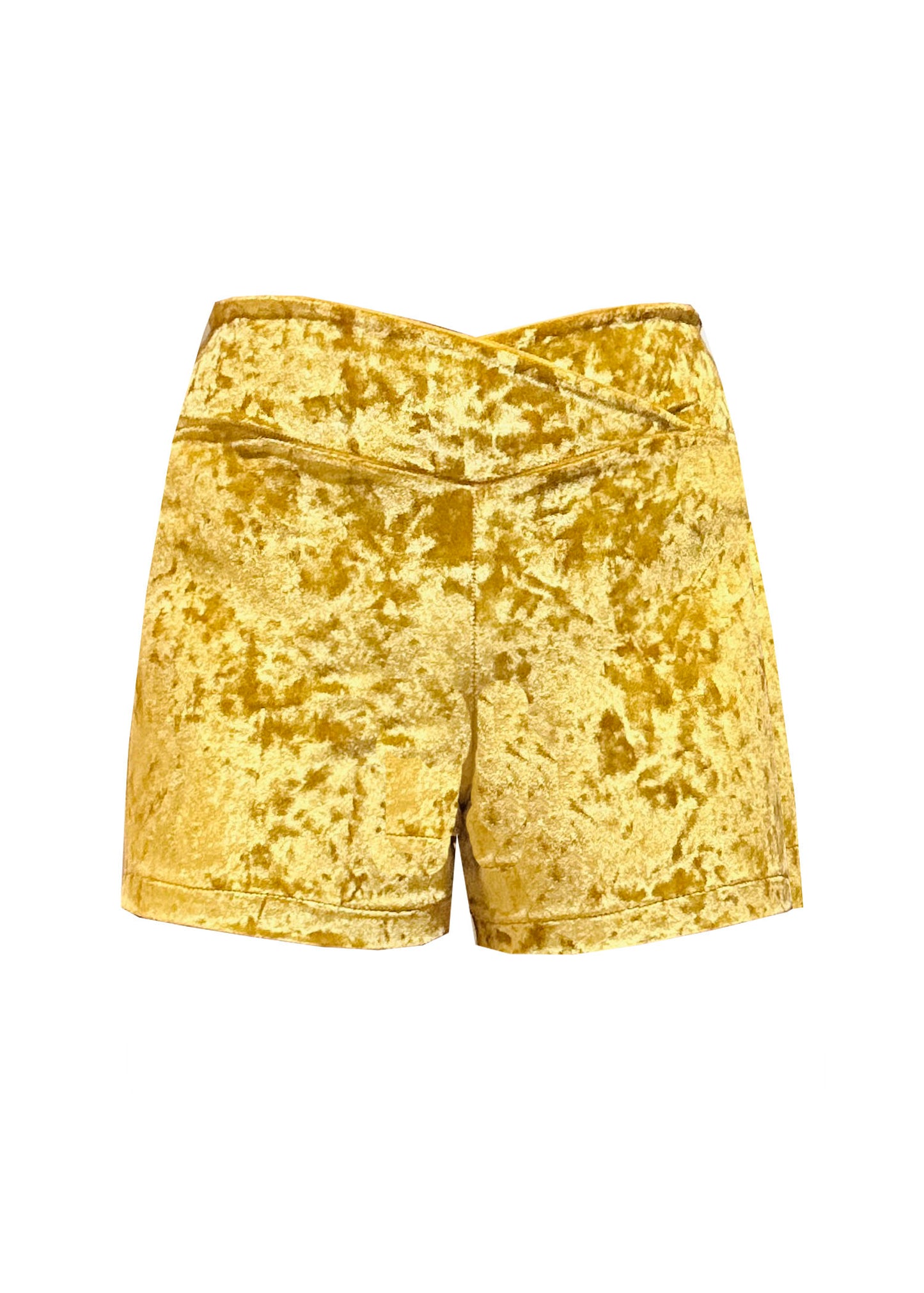 GEOLU Crushed Velvet Shorts