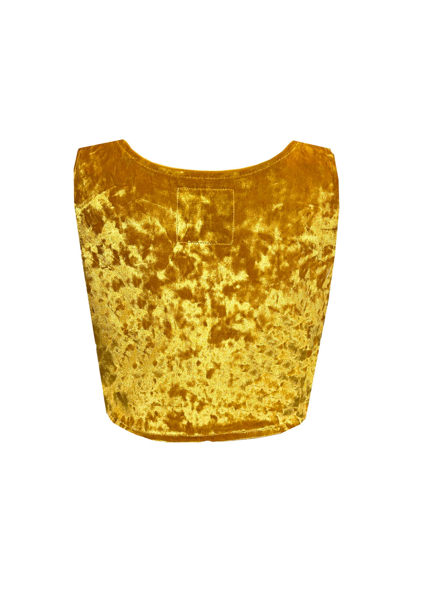 GEOLU Crushed Velvet Tank Top