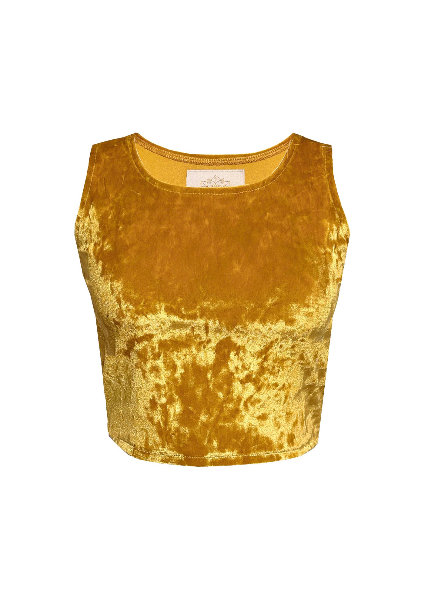 GEOLU Crushed Velvet Tank Top