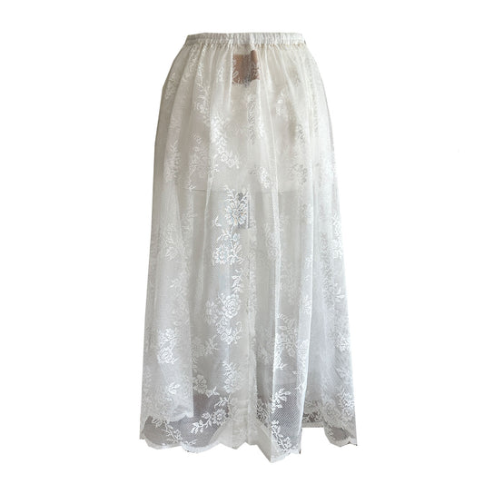 FLOWER Lace Long Tutu Skirt