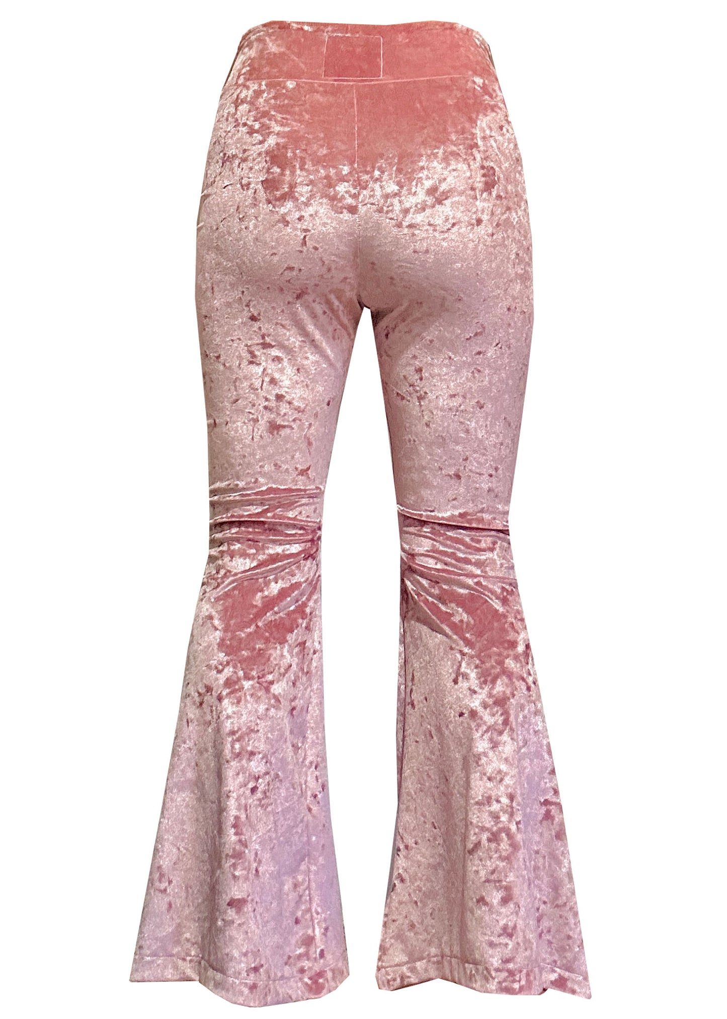 'LOTUS' Crushed Velvet Flares
