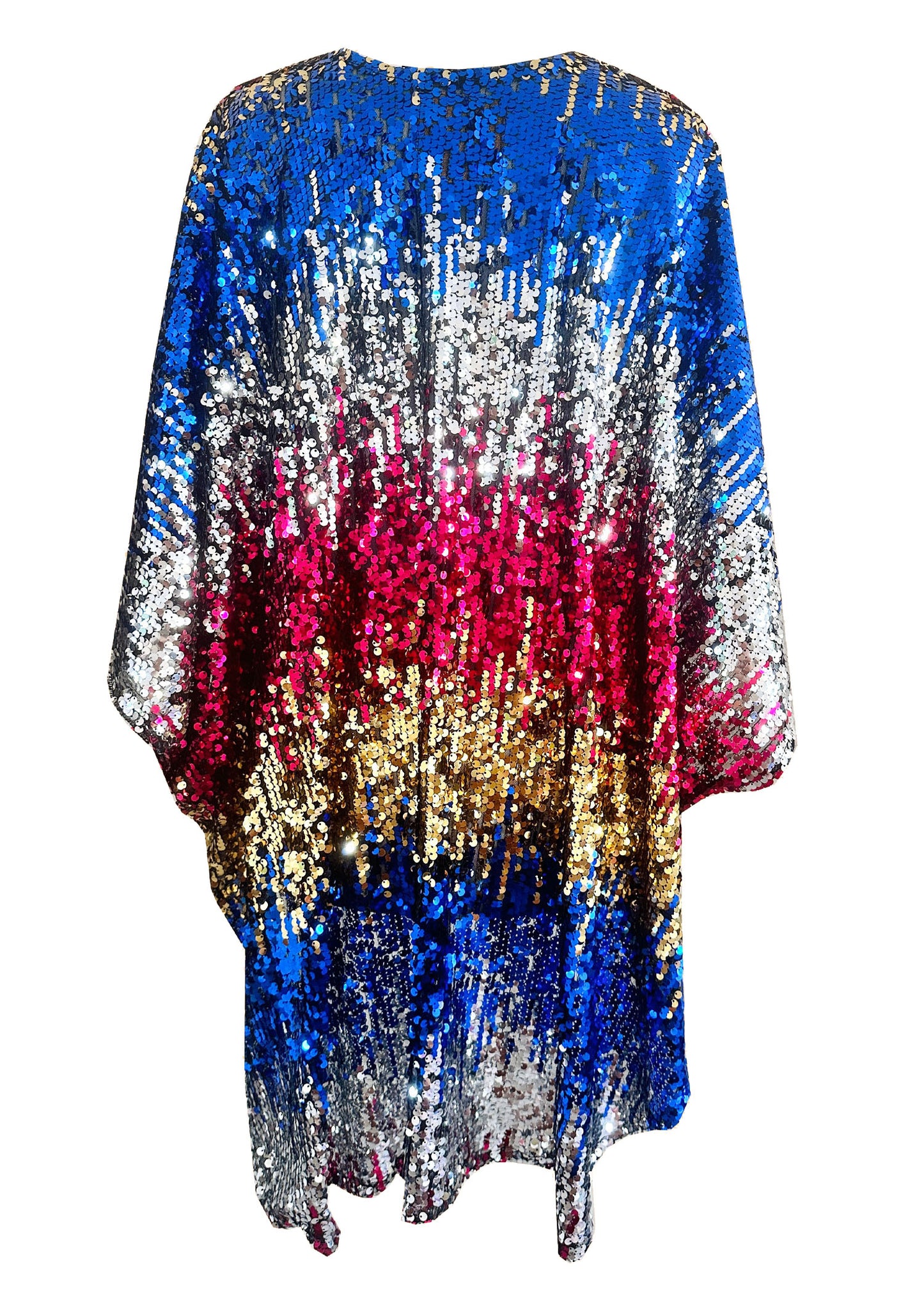 'PLAY' Mega Sequin Cape