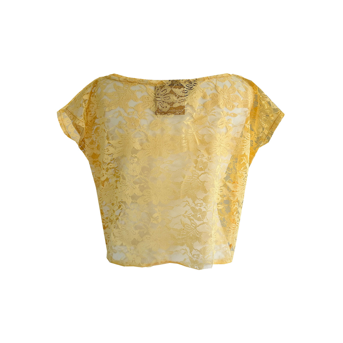 LOVE Net Top - Yellow