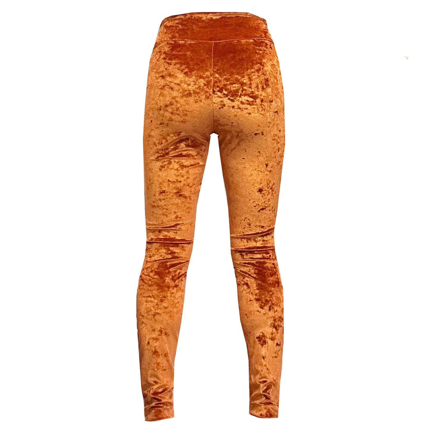 'RUST' Crushed Velvet Leggings