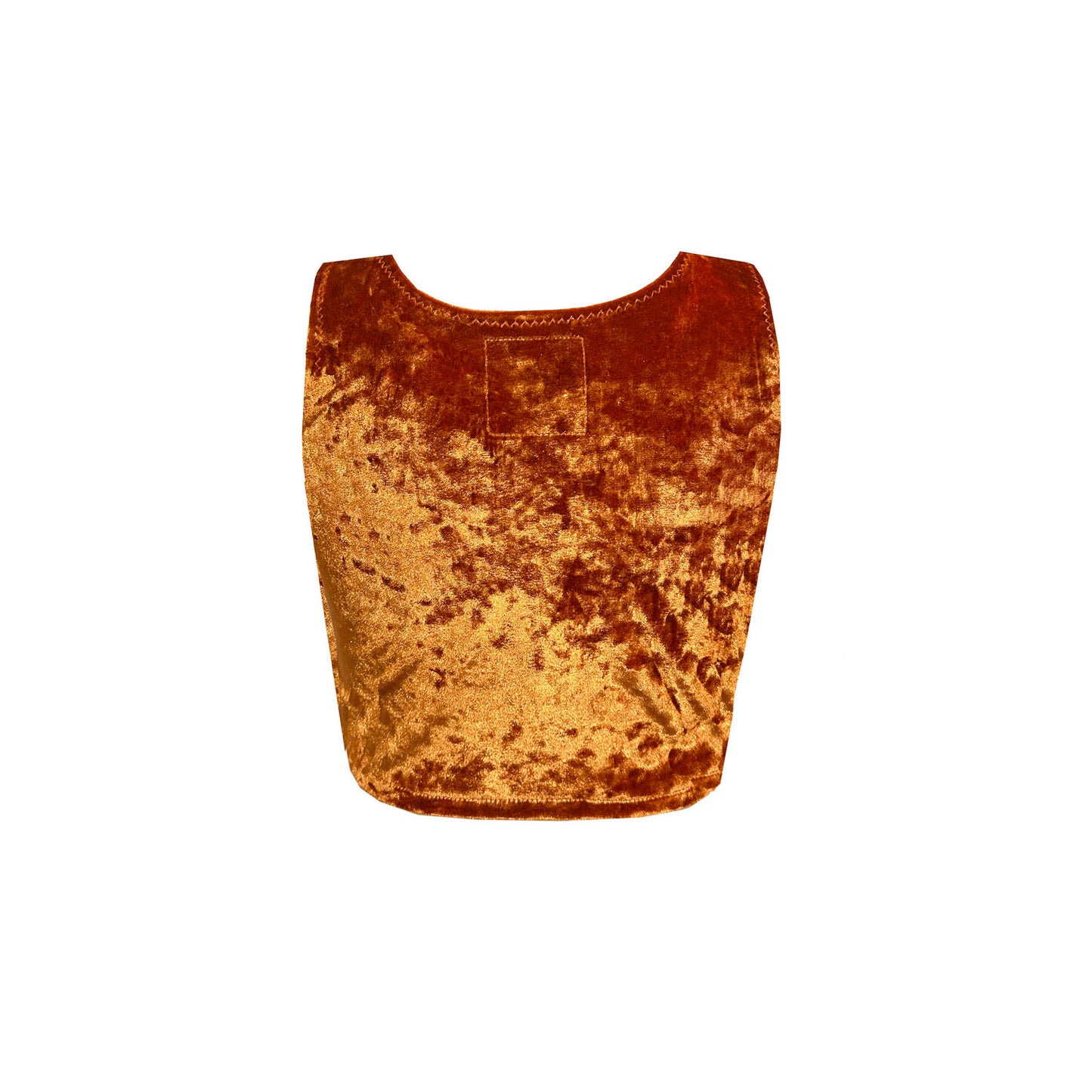 RUST Crushed Velvet Tank Top