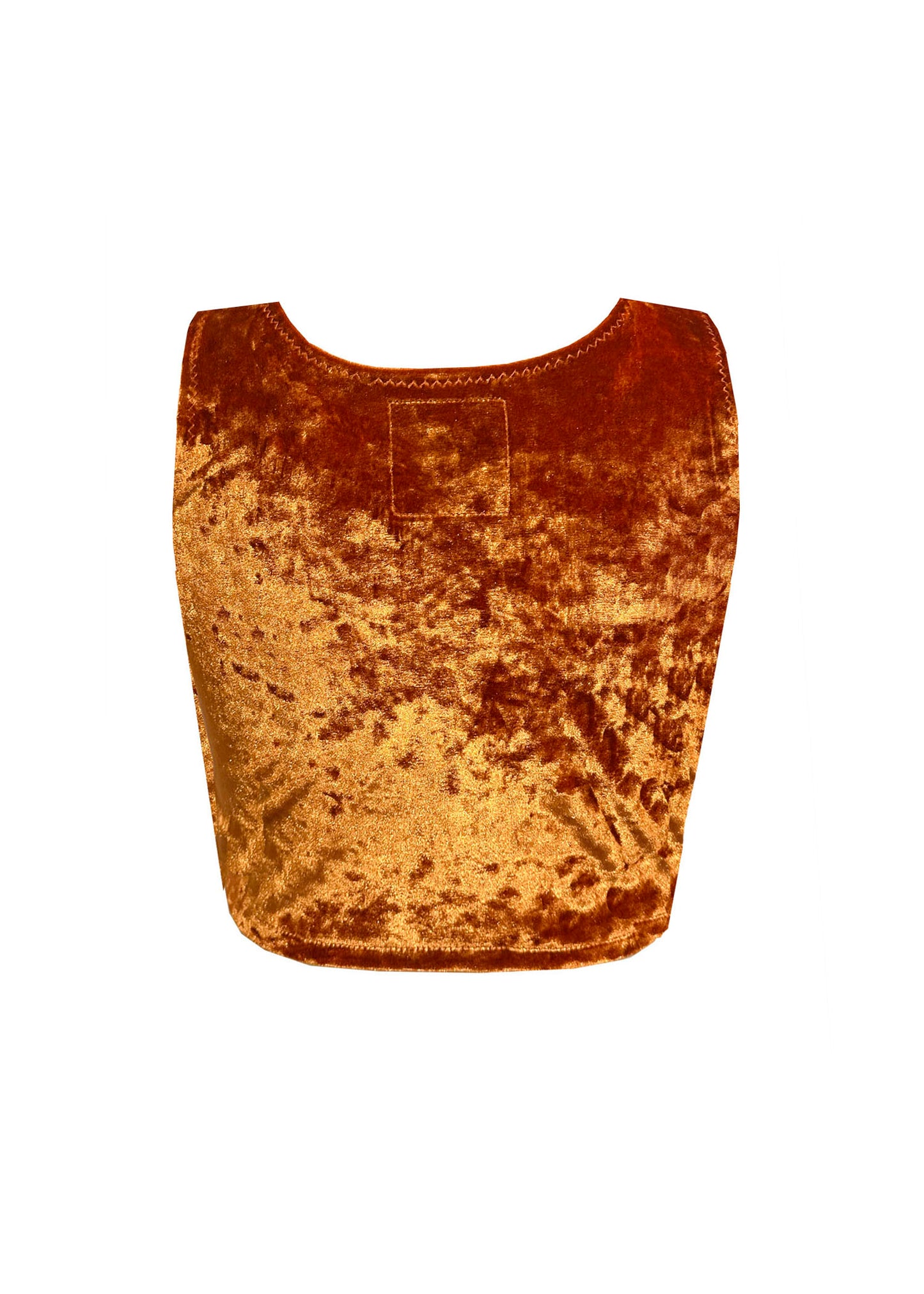 RUST Crushed Velvet Tank Top