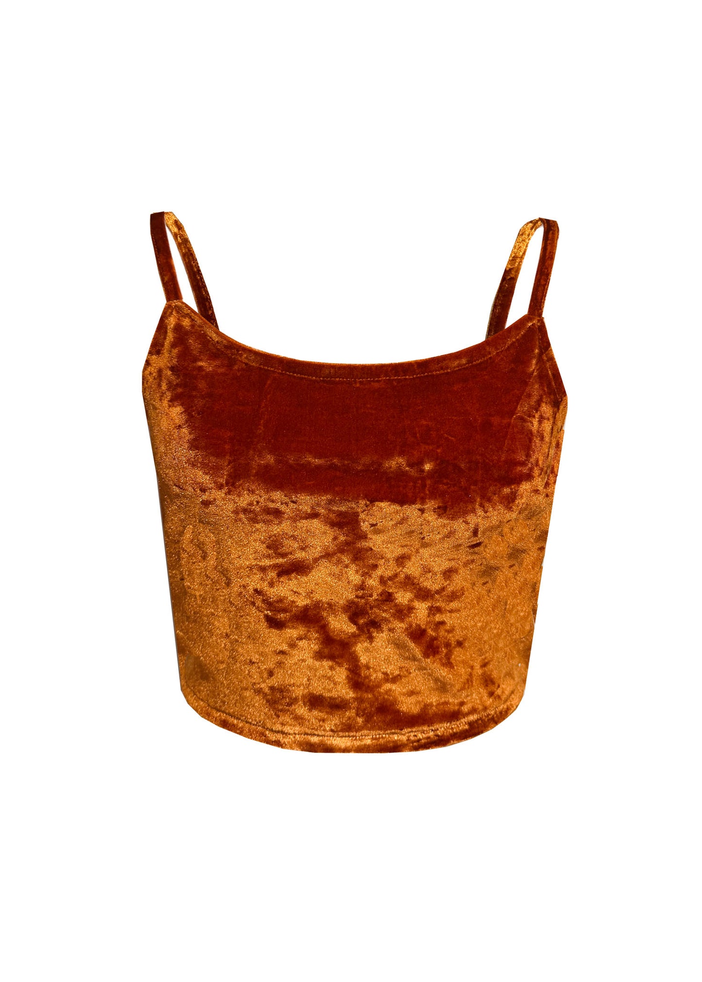 RUST Crushed Velvet Cami Top