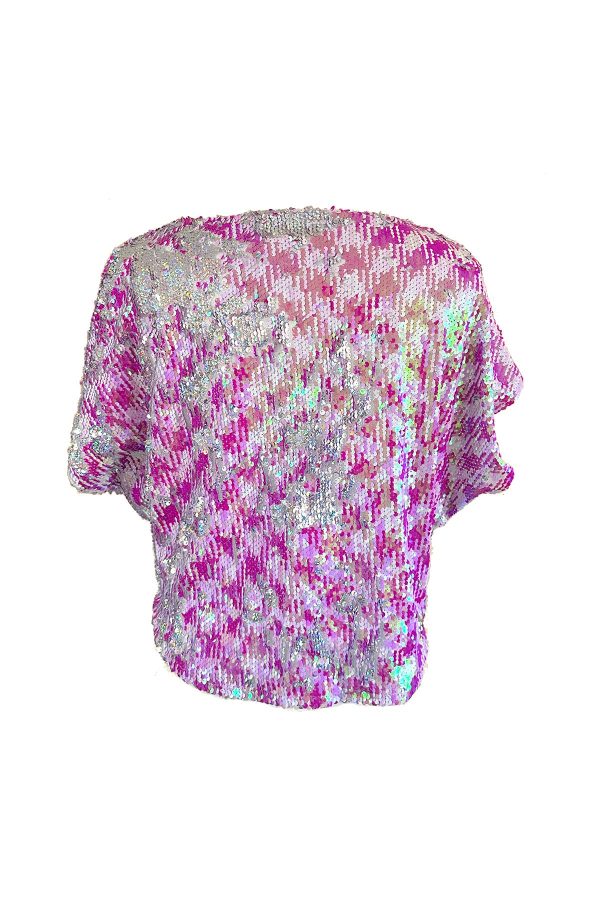 'SUNDAE' Mini Sequin Cape
