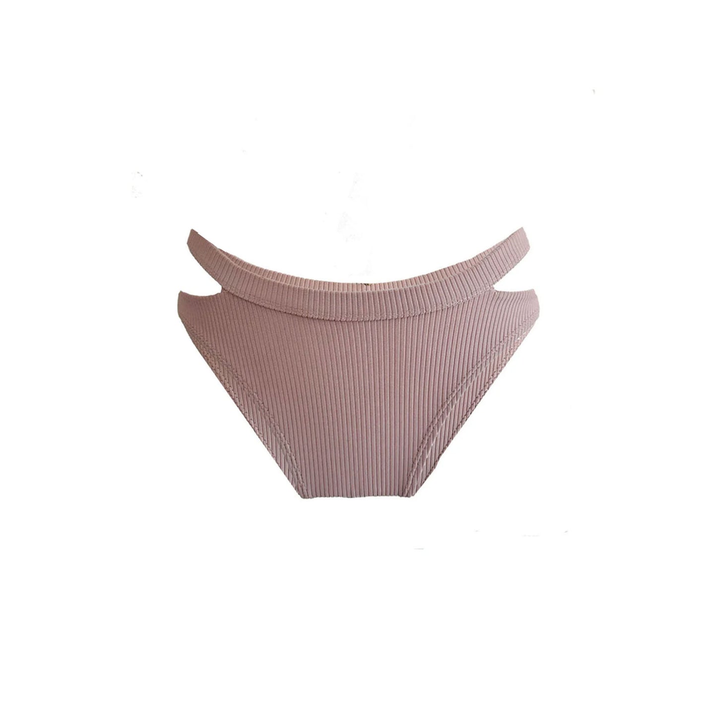'ULUWATU' Rib Bikini Pantie - Nude