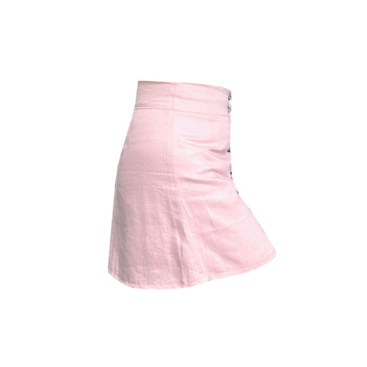 'ZEN' Linen Skirt - Lotus