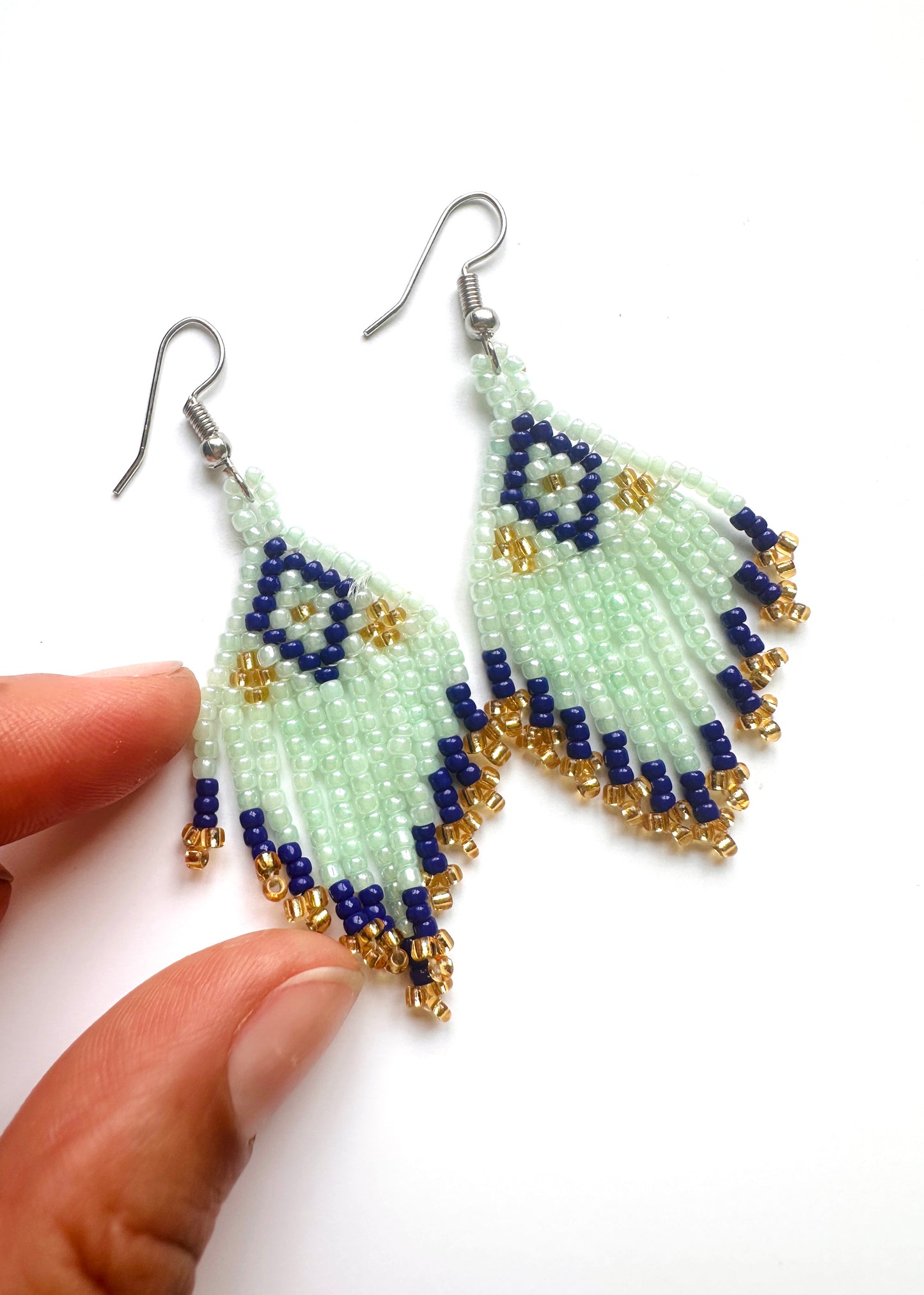 WATER Mini Bead Earrings