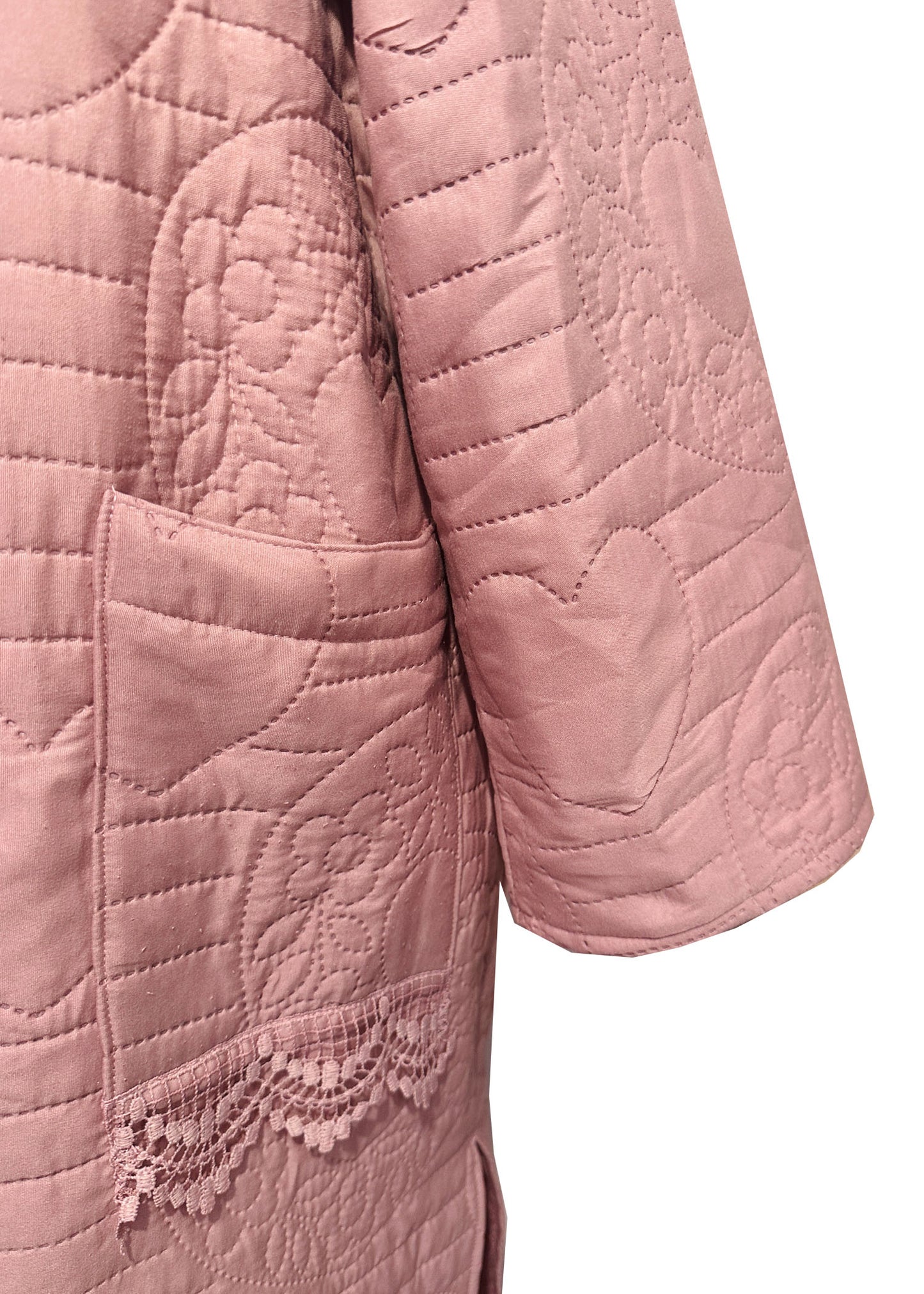 LOVE Lilac Long Duvet Coat