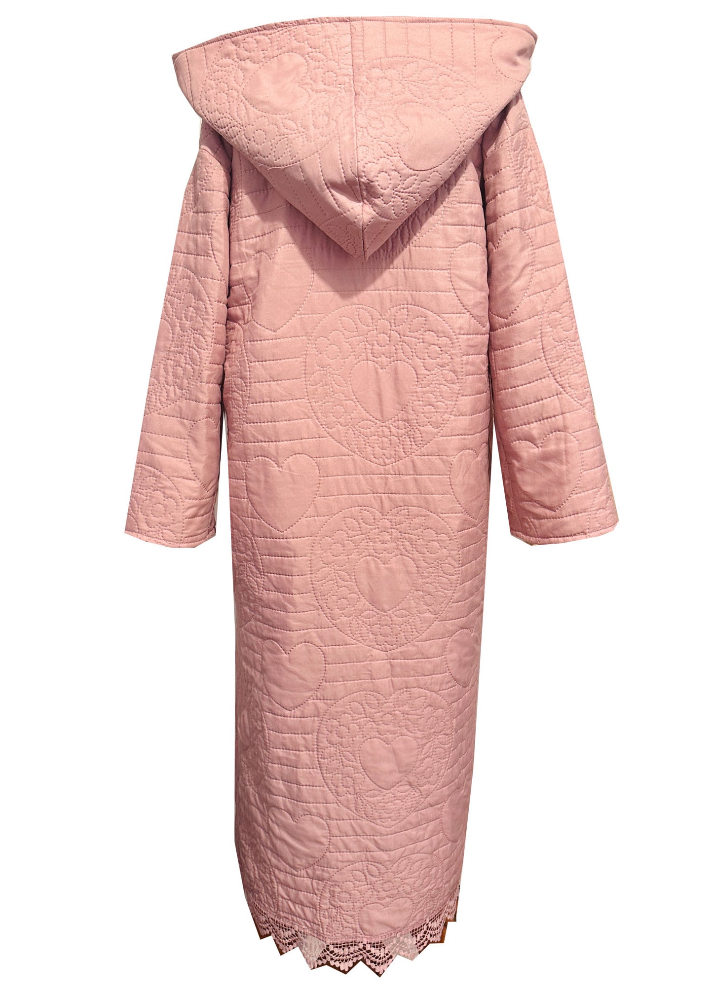 LOVE Lilac Long Duvet Coat