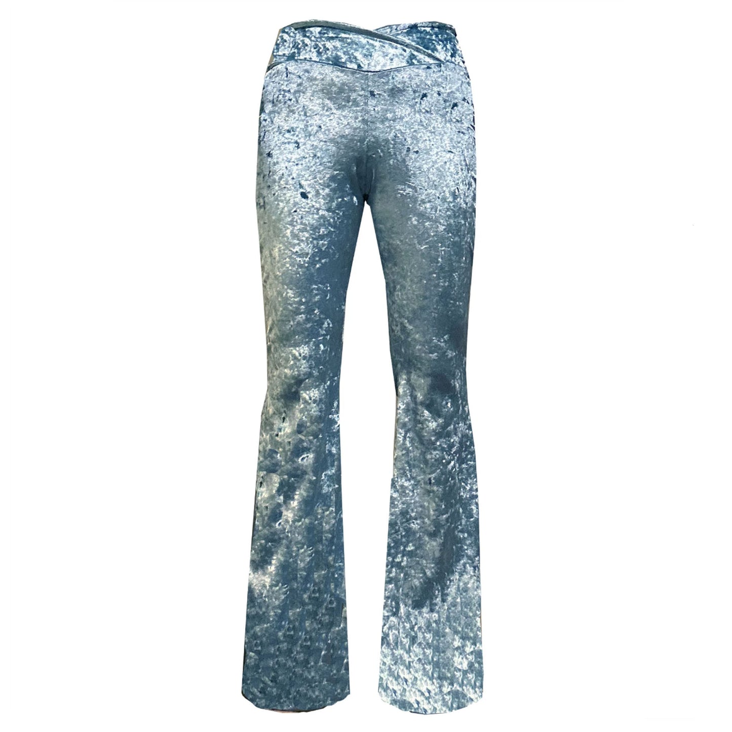 'ALCHEMY' Crushed Velvet Flares