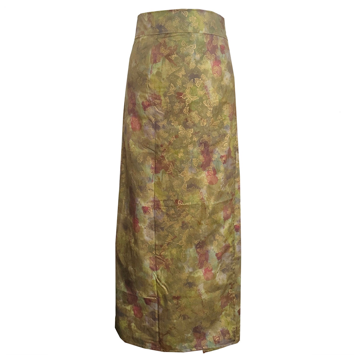 'EARTH' Batik Dyed Long Wrap Skirt