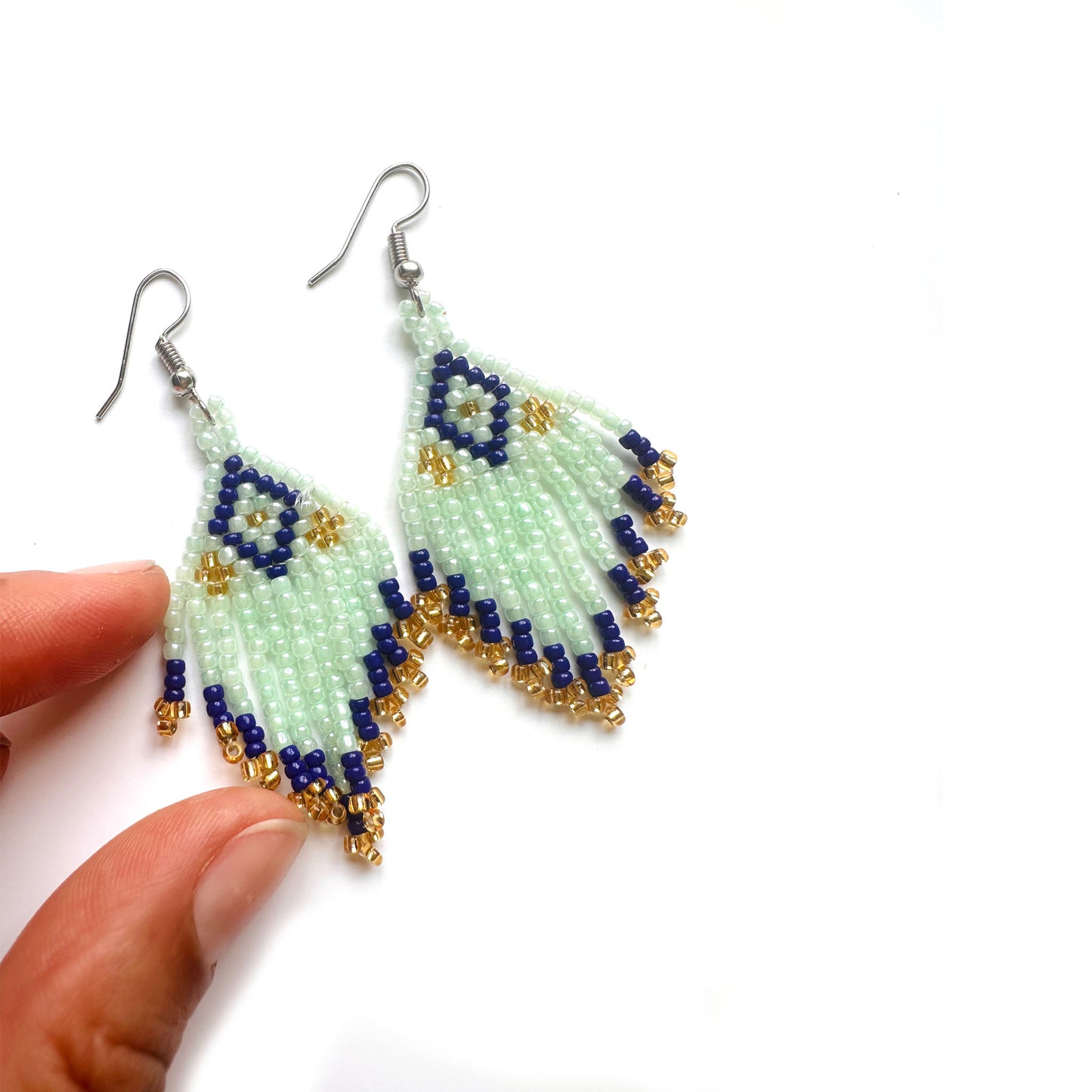 WATER Mini Bead Earrings