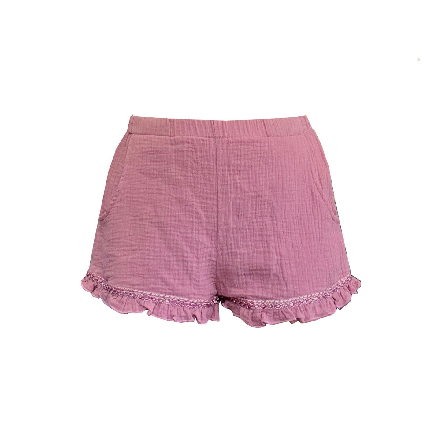 Cotton Cheesecloth Shorts