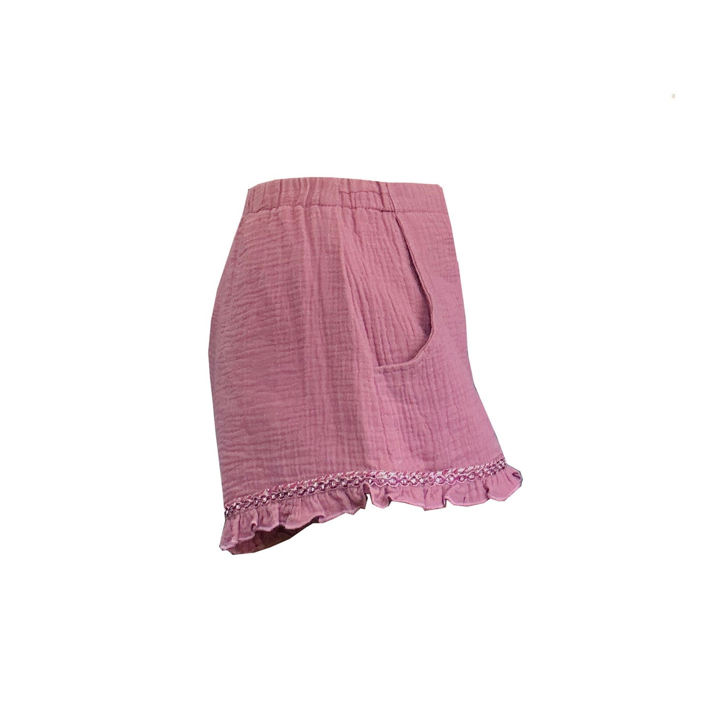 Cotton Cheesecloth Shorts