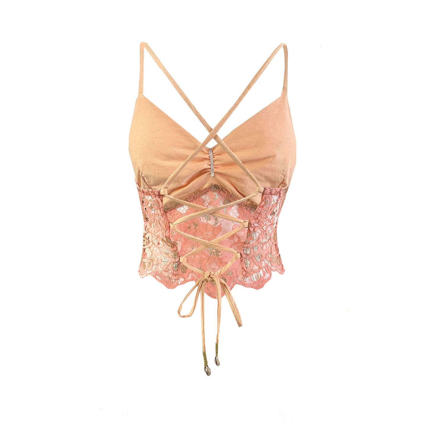 'DREAM' Lace Top - Coral