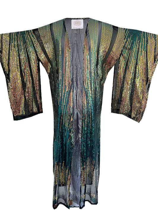 'FERN' Mega Sequin Kimono