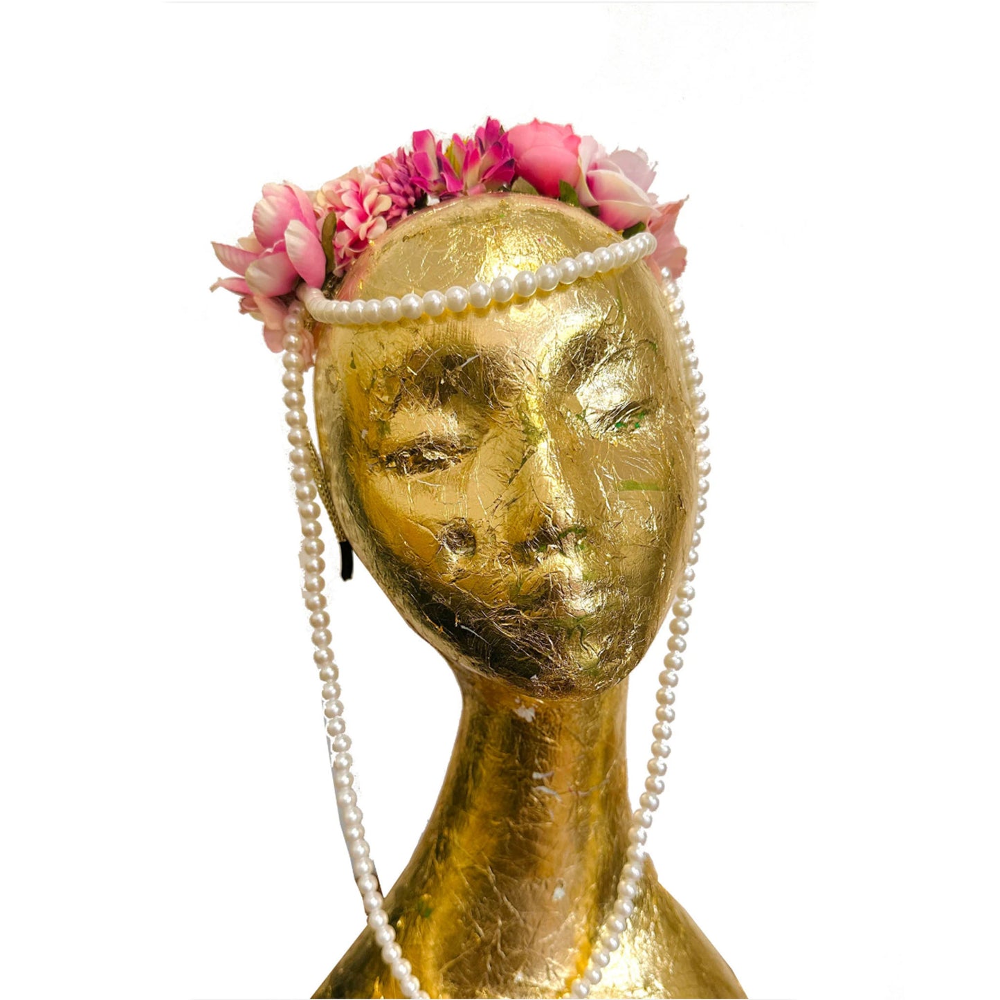 ROSE GARDEN Floral Pink Headband