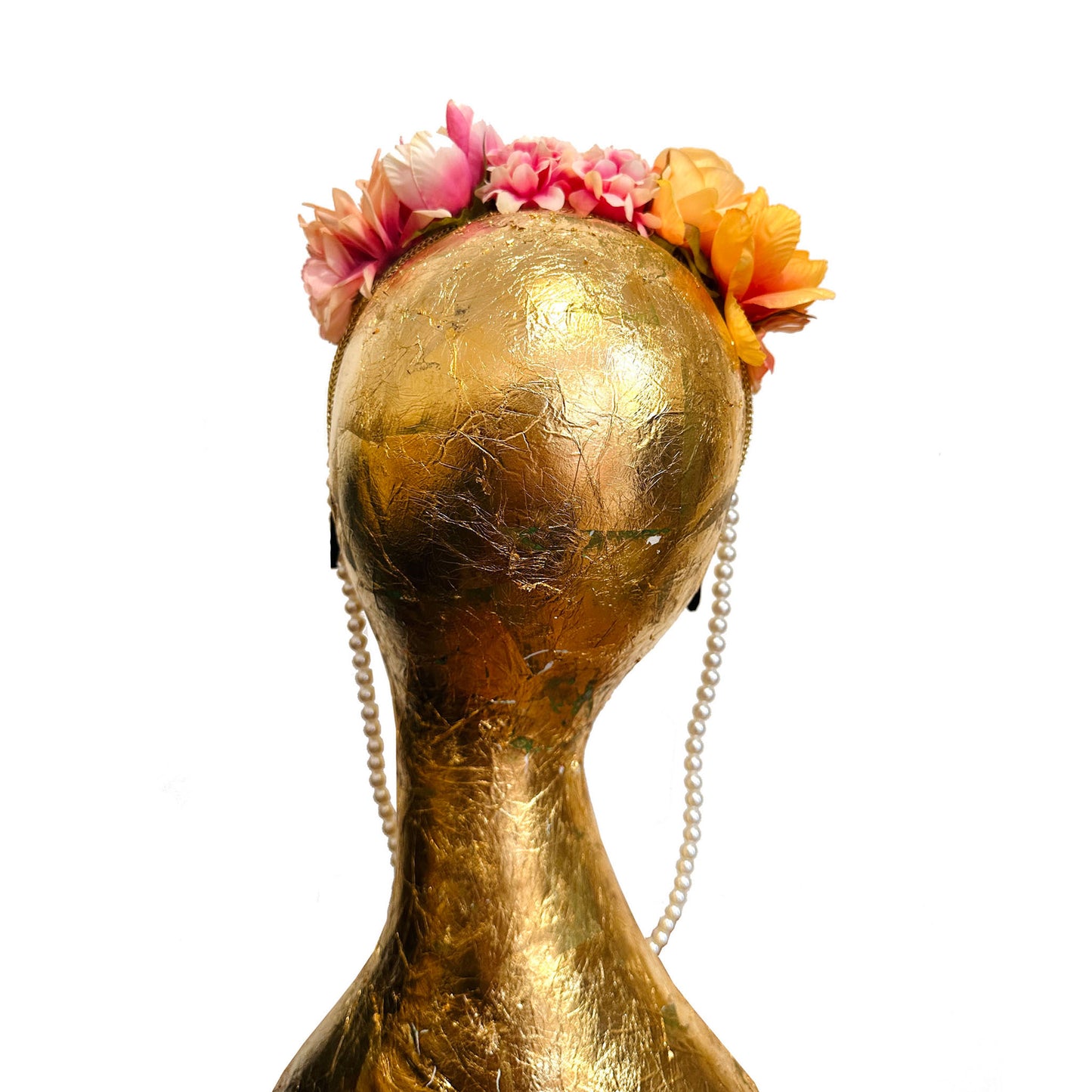 SUNSET Floral Pink Peach Headband