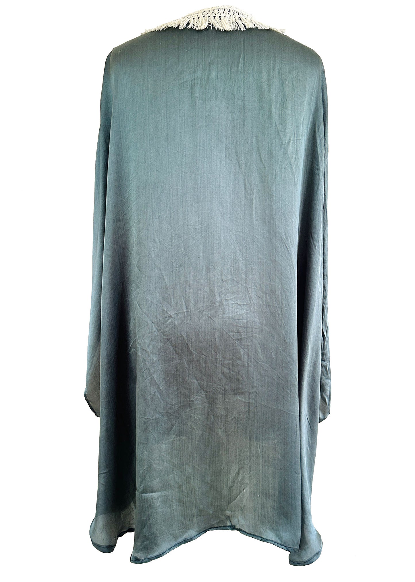 'FLOW' Silk Kimono - Storm