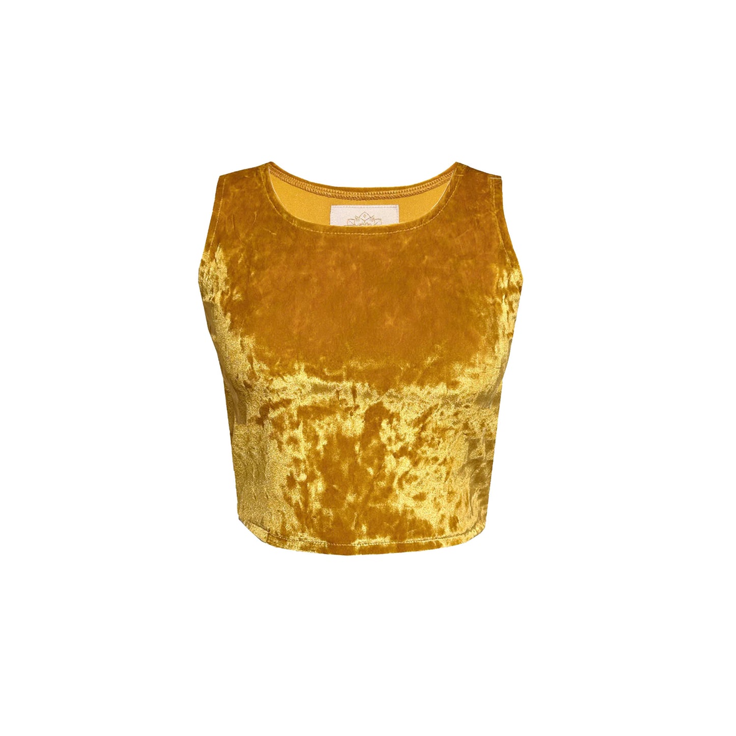 GEOLU Crushed Velvet Tank Top