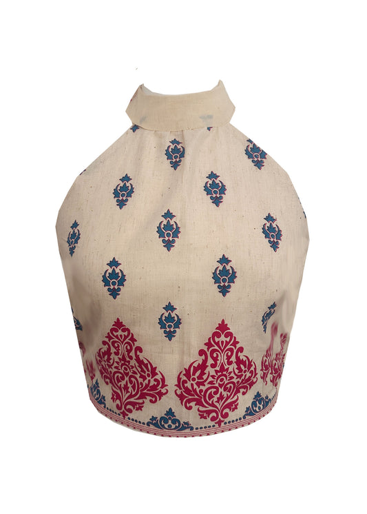 RANI Cotton Halter Top - Pink