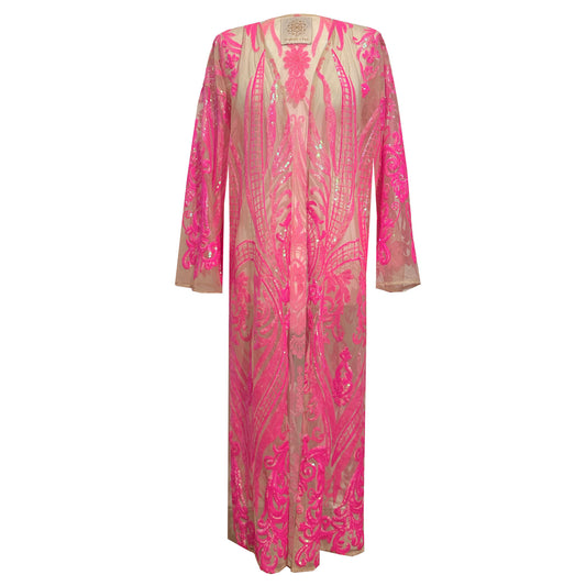 'HOT LOVE' Pink Kimono
