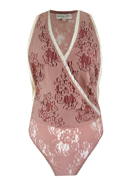 JASMINE Lace Bodice - Dusky Pink