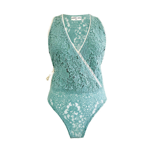 JASMINE Lace Bodice - Sage