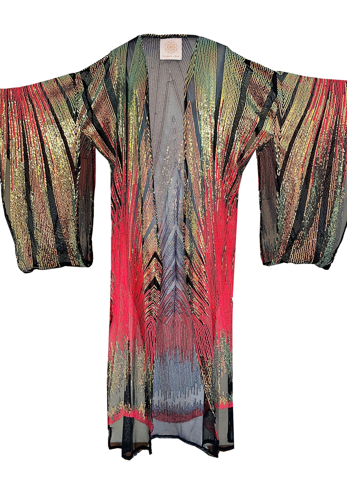 'PHOENIX' Mega Sequin Kimono