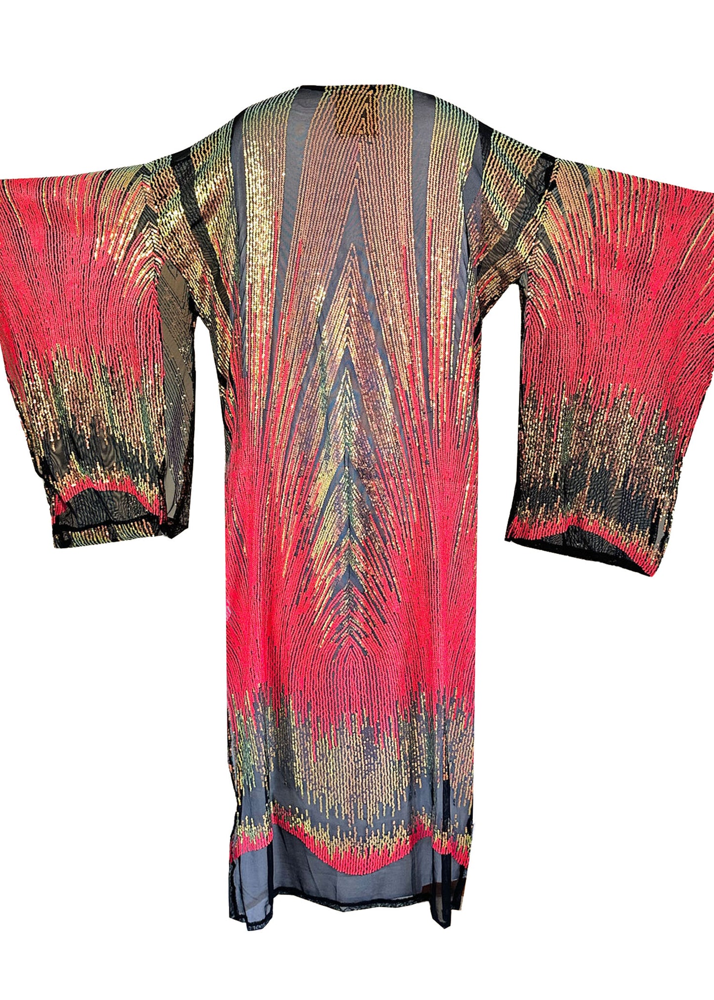 'PHOENIX' Mega Sequin Kimono