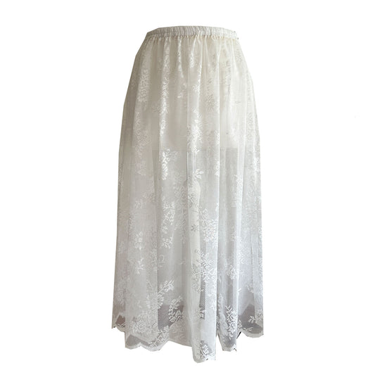 FLOWER Lace Long Tutu Skirt
