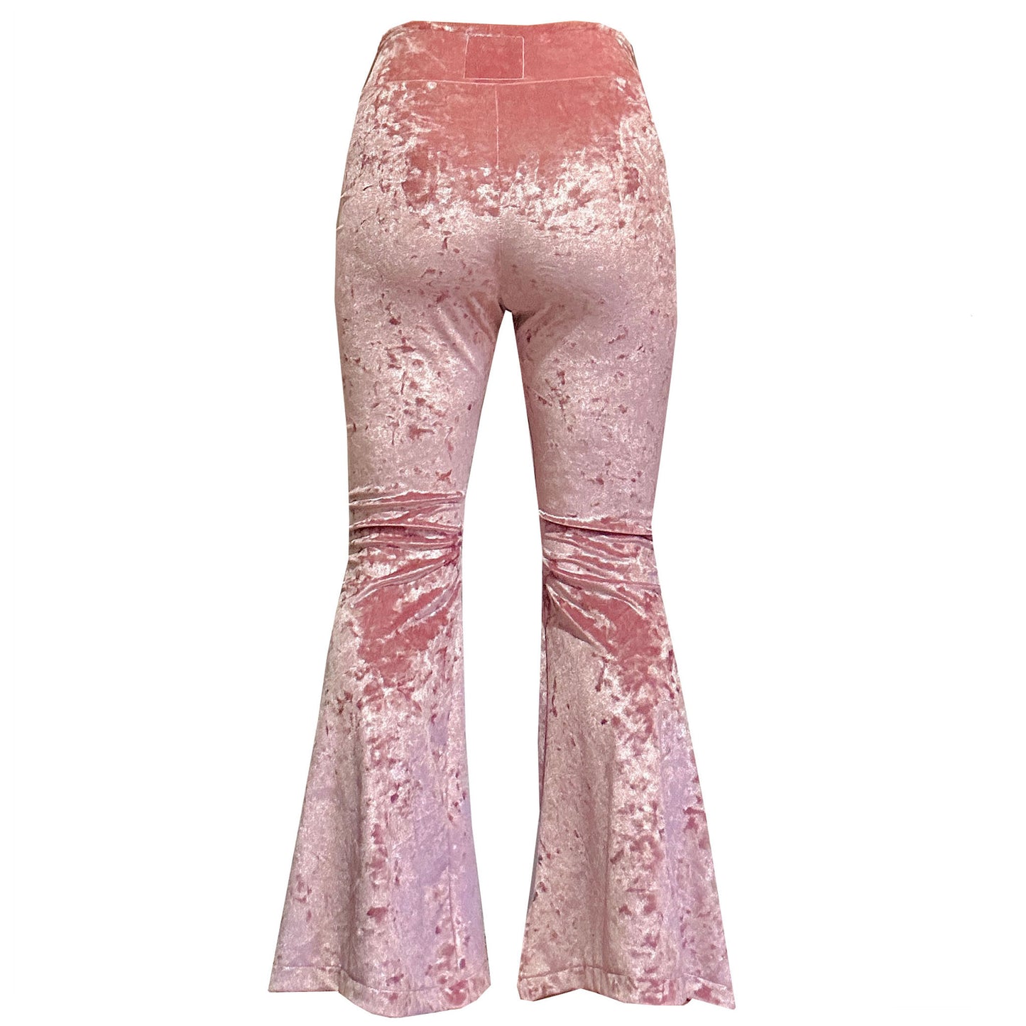 'LOTUS' Crushed Velvet Flares