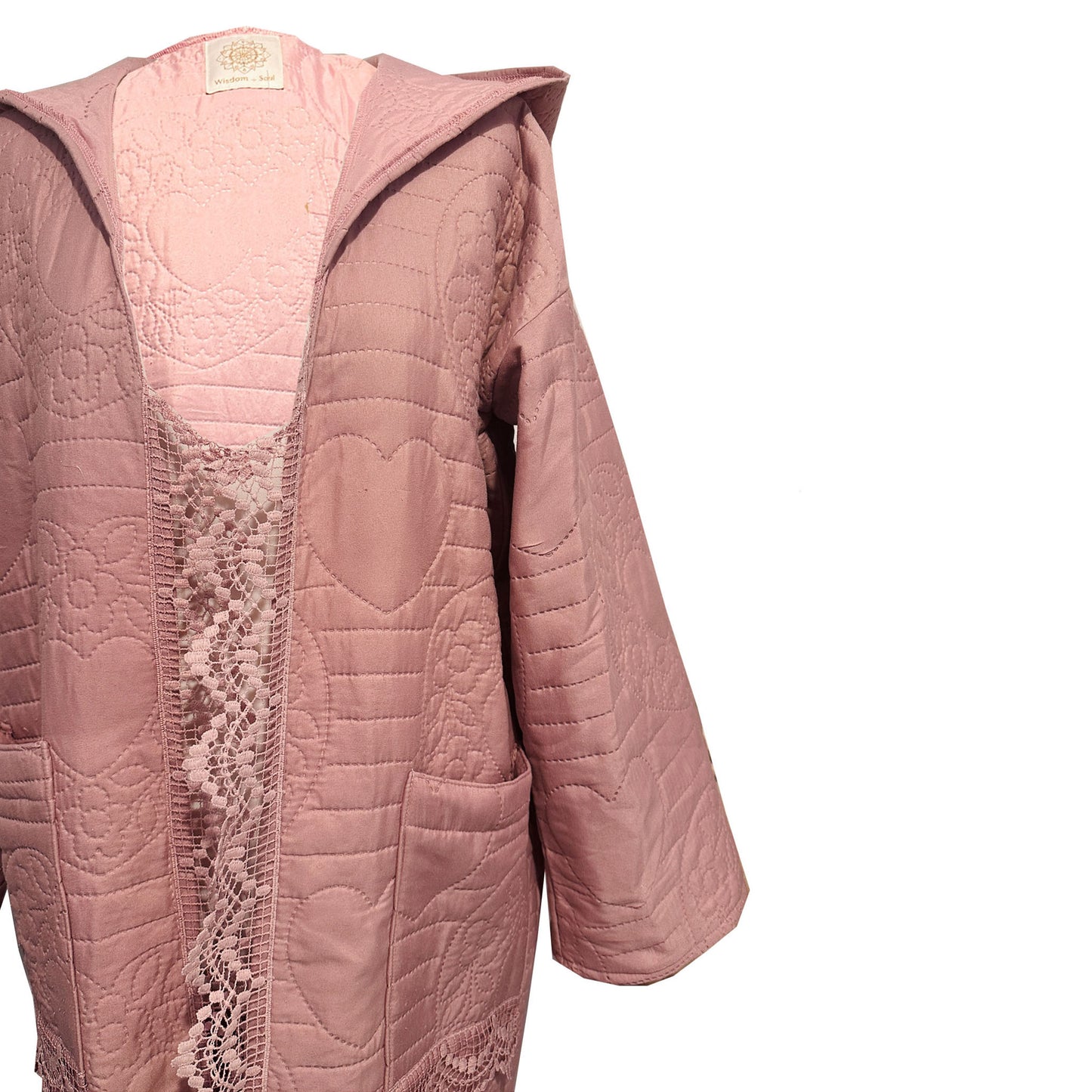 LOVE Lilac Maxi Duvet Coat