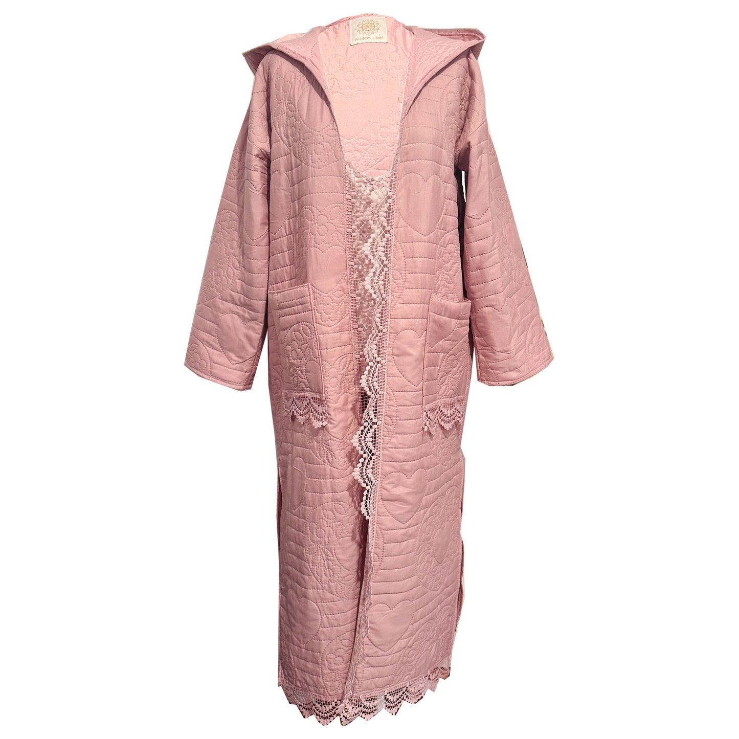 LOVE Lilac Maxi Duvet Coat