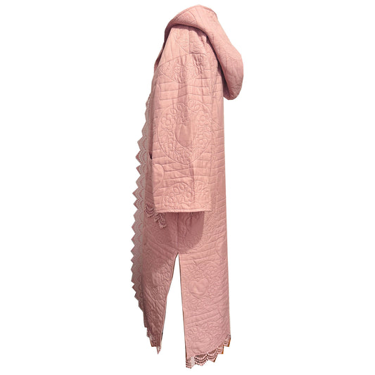 LOVE Lilac Maxi Duvet Coat