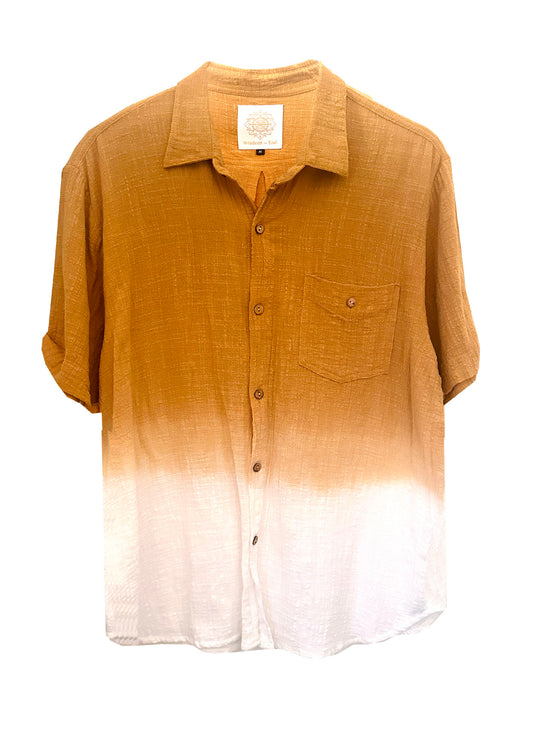 ‘KĀNE’ Plant Dyed Men's Shirt - Full Buttoned