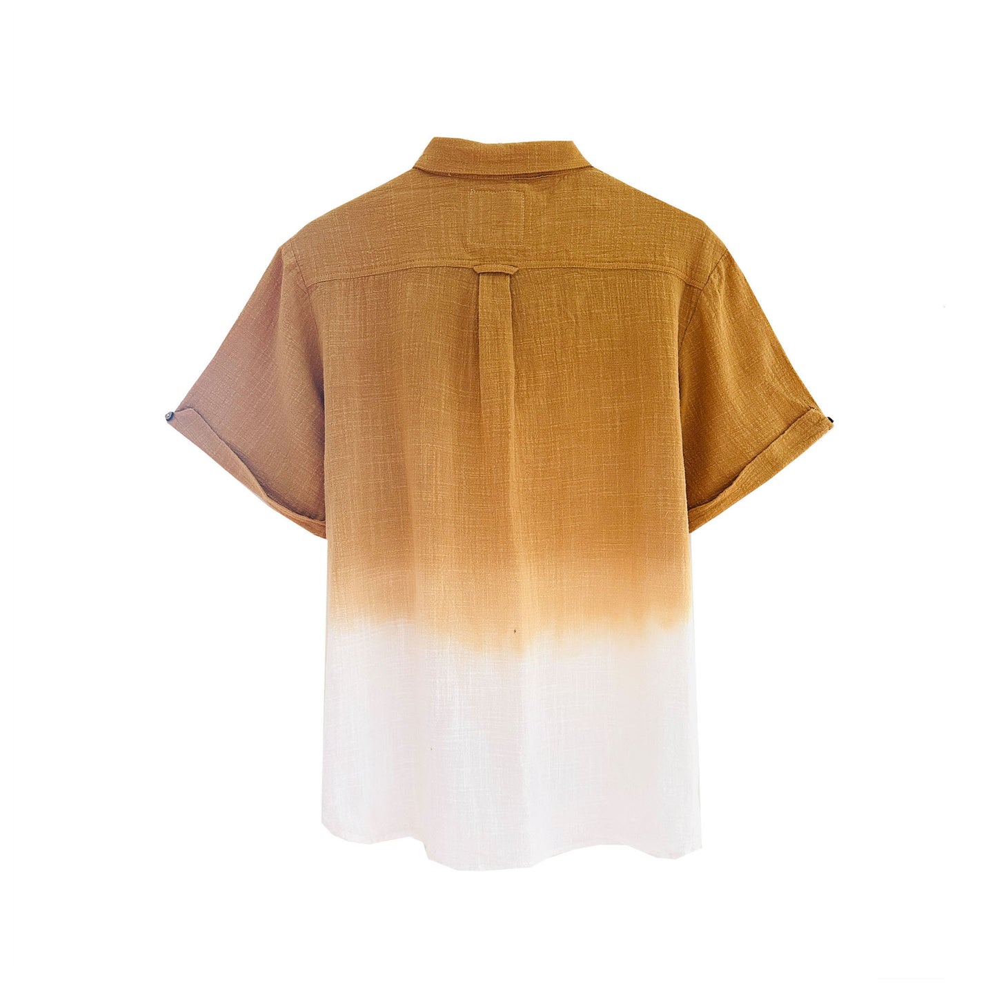 ‘KĀNE’ Plant Dyed Full Buttoned Men's Shirt - Sand