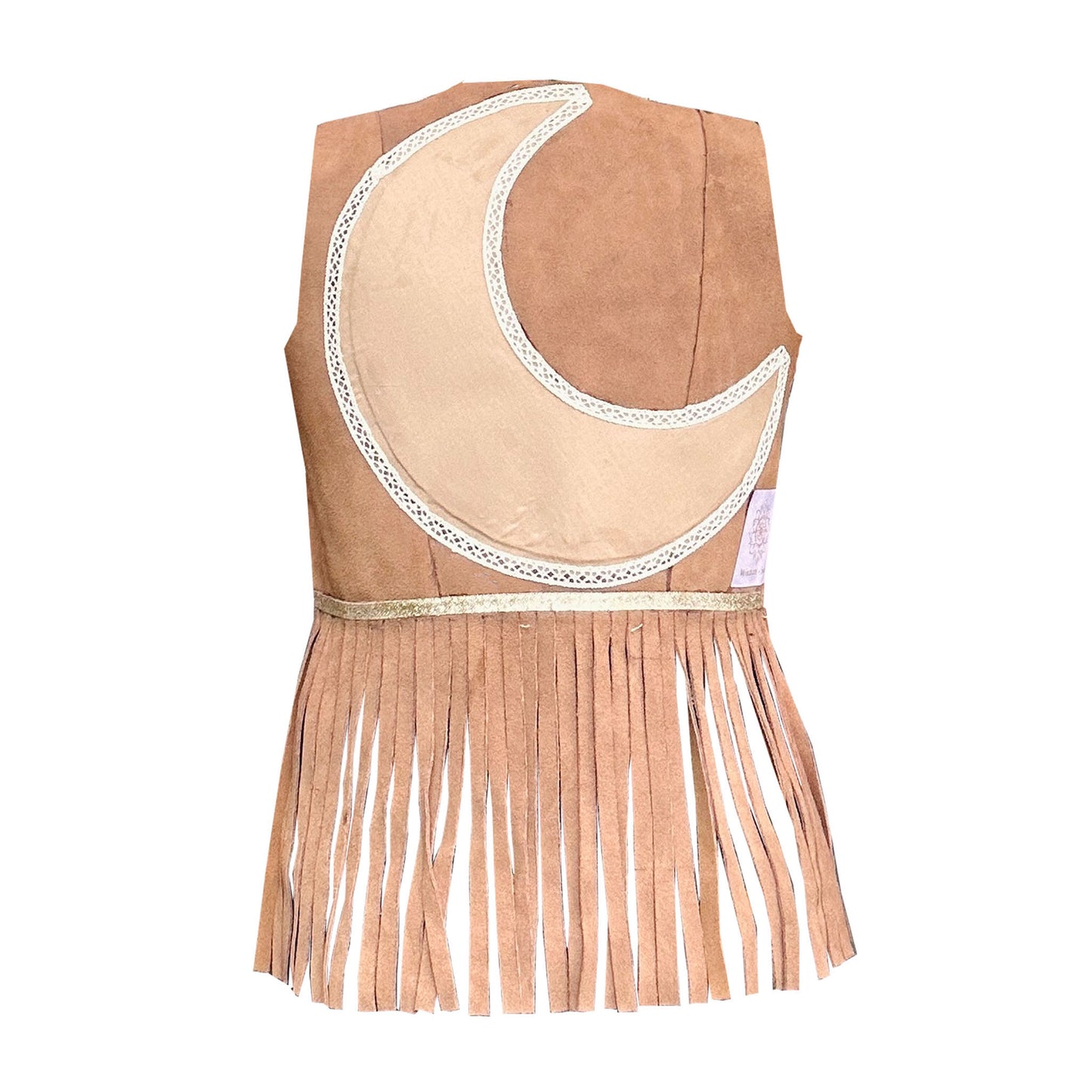 MOON Suede Tassel Waistcoat