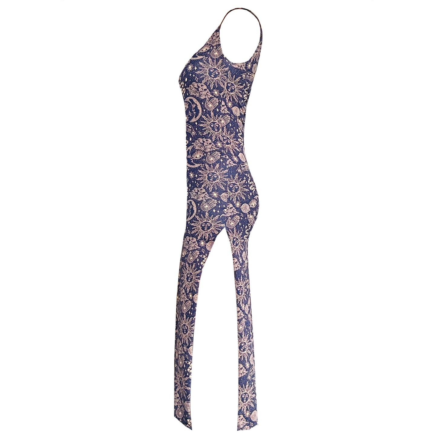 MYSTIC Cotton Lycra Bodycon Maxi Dress